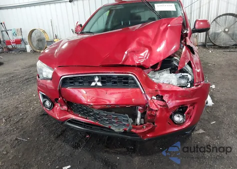 2014 Mitsubishi Outlander Sport Es из США, поврежденный, VIN 4A4AP3AU7EE024043
